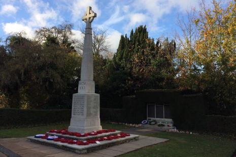 Photo of a Letchworth war memorial